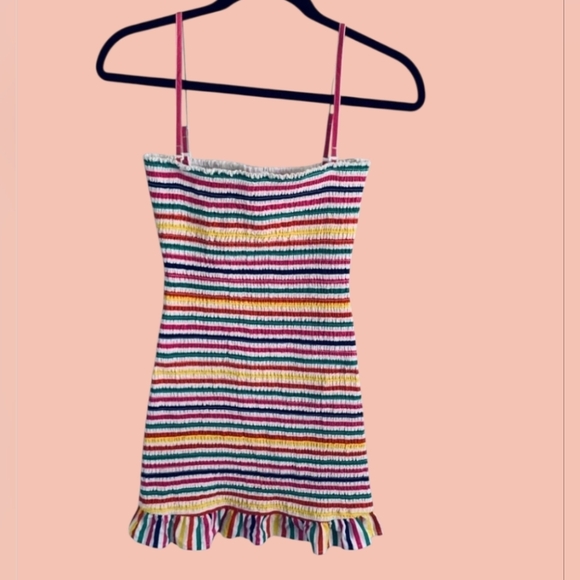 Lovers + Friends Rainbow Stripe Burson Bodycon Mini Dress XXS - Picture 7 of 11